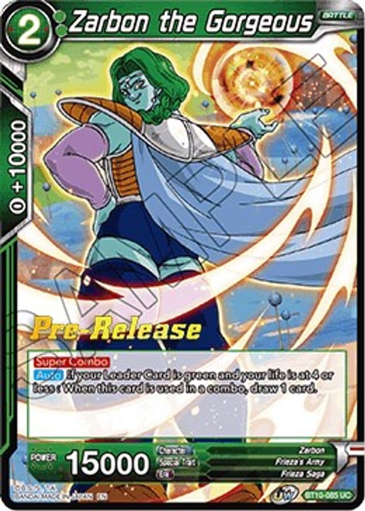 Zarbon the Gorgeous (Pre-Release)