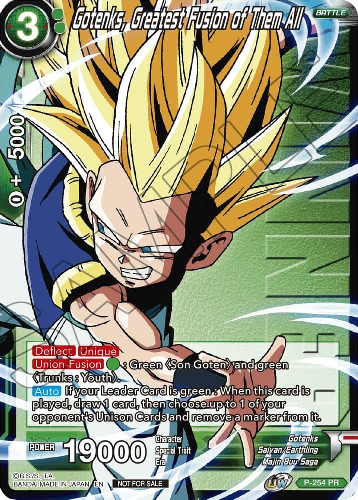 Gotenks, Greatest Fusion of Them All (Winner Stamped)