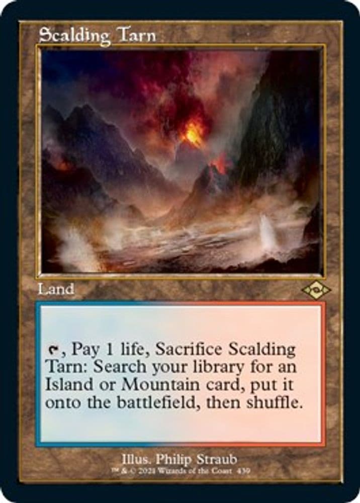 Scalding Tarn (Retro Frame · Foil Etched)