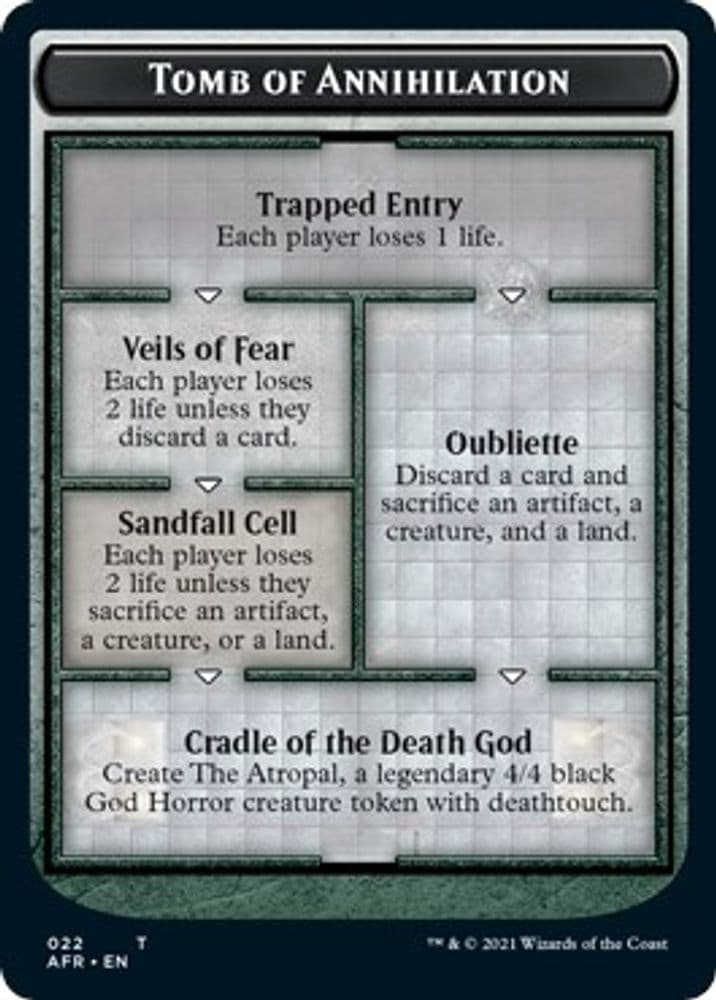 Tomb of Annihilation // The Atropal Double-Sided Token