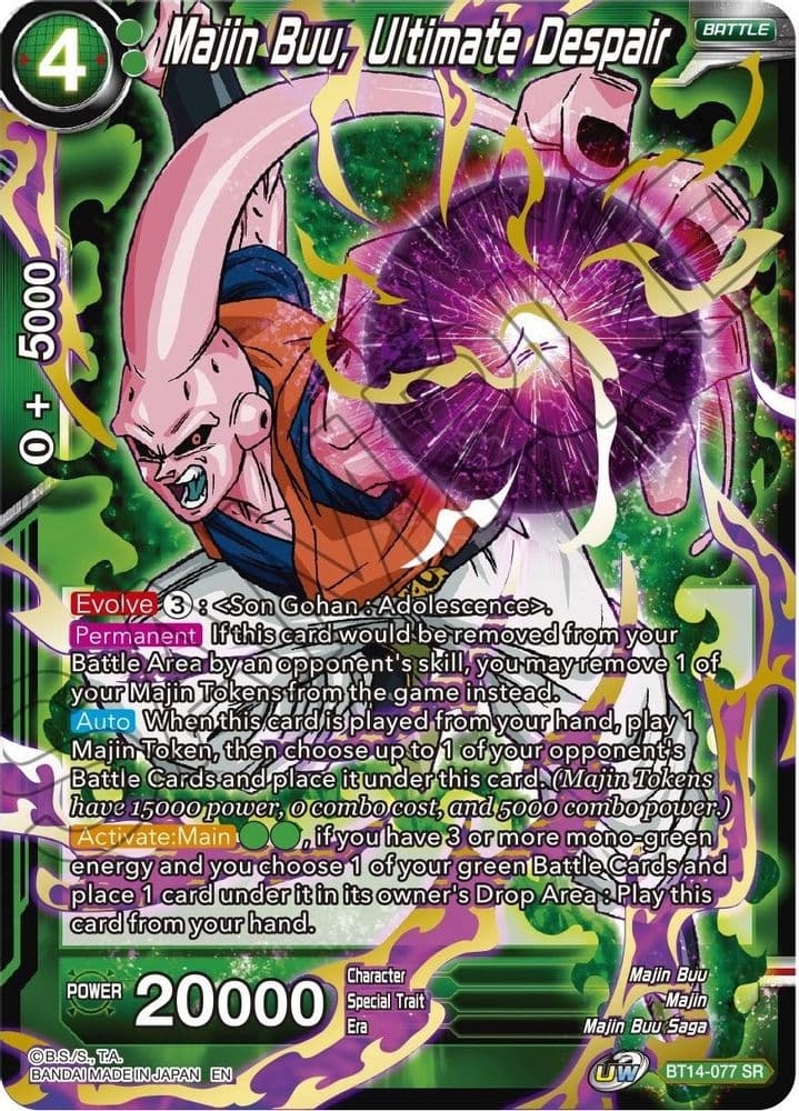 Majin Buu, Ultimate Despair (Championship Selection Pack 2023 Vol.2) (Silver Foil)