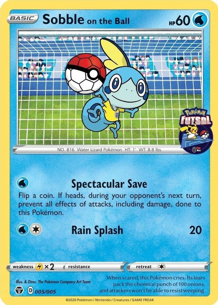 Sobble on the Ball (Pokemon Futsal)