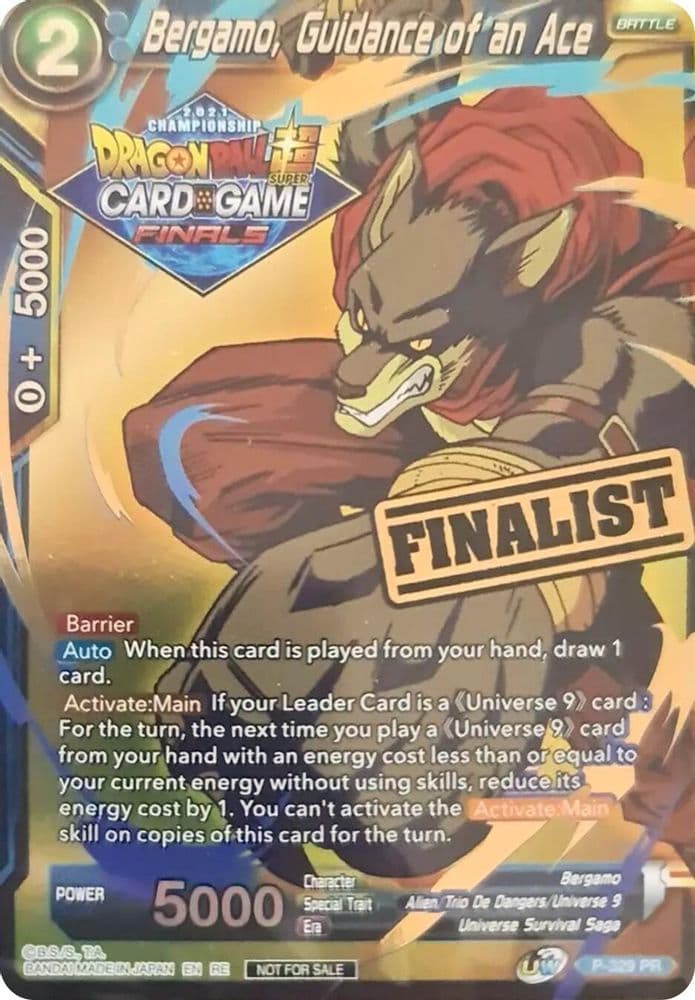 Bergamo, Guidance of an Ace (Championship 2021 Vault Set · Finalist Gold Stamped)