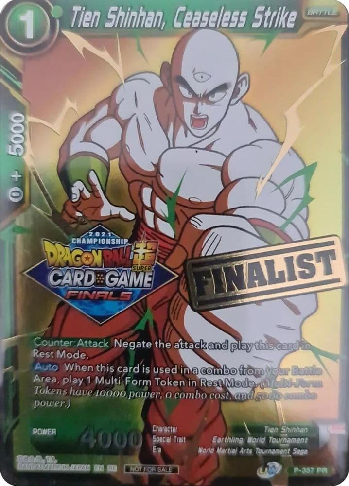 Tien Shinhan, Ceaseless Strike (Championship 2021 Vault Set · Finalist Gold Stamped)