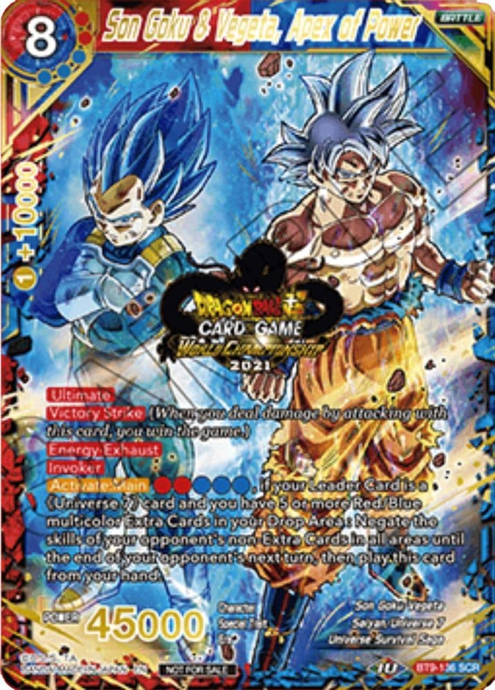 Son Goku & Vegeta, Apex of Power (World Championship 2021)