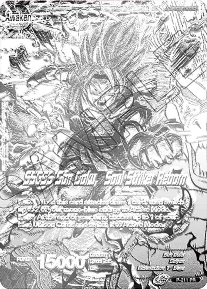 Super Saiyan God Son Goku // SSGSS Son Goku, Soul Striker Reborn (2021 World Championship · Metal Silver Foil)