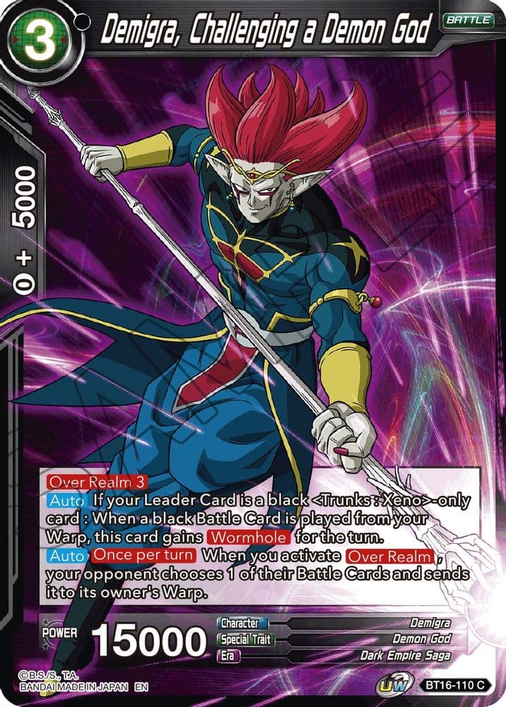 Demigra, Challenging a Demon God