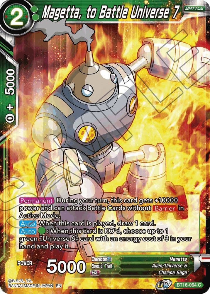 Magetta, to Battle Universe 7