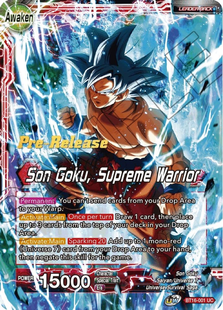 Son Goku // Son Goku, Supreme Warrior (Pre-Release)