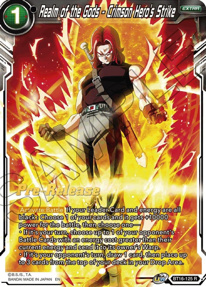 Realm of the Gods - Crimson Hero's Strike (Pre-Release)