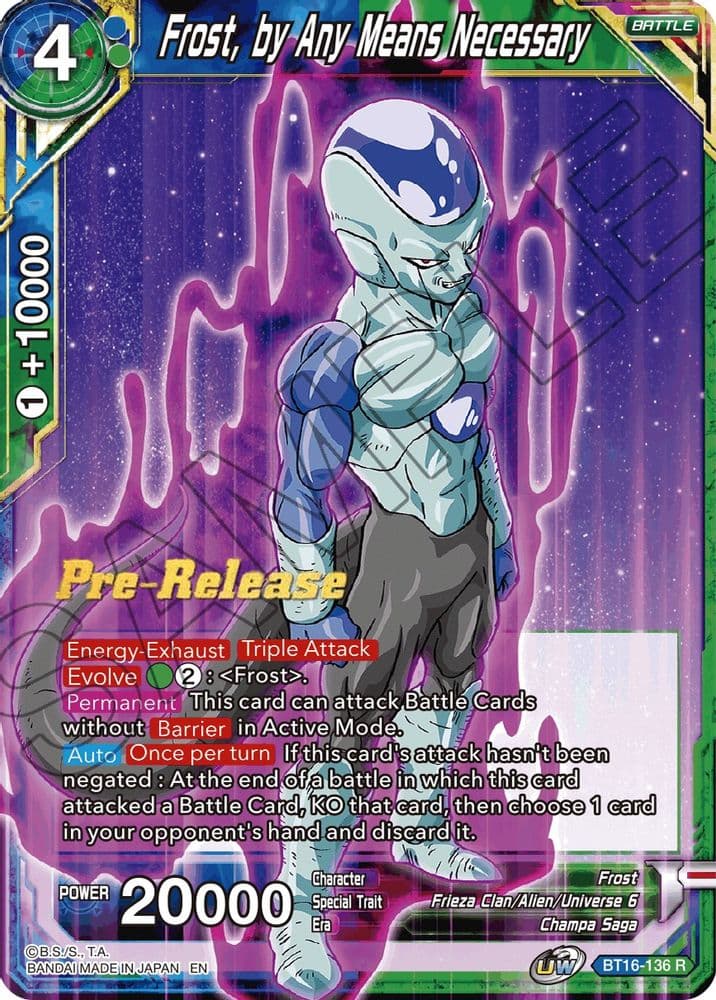 Frost, by Any Means Necessary (Pre-Release)