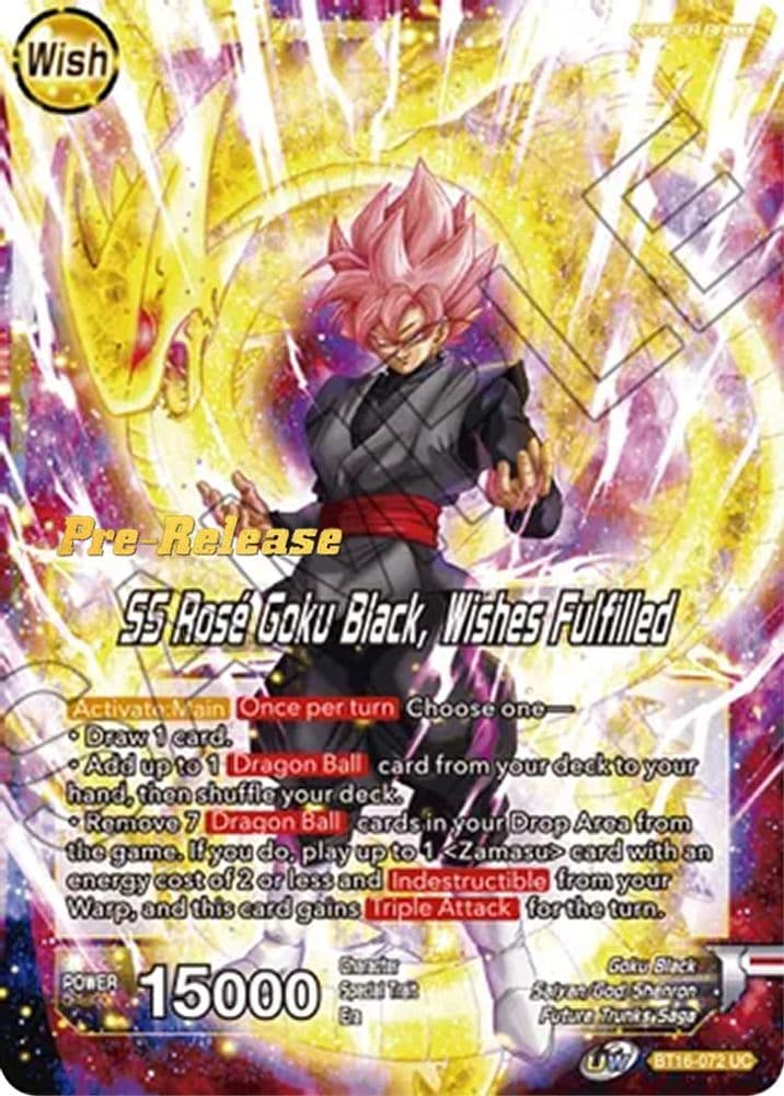 Zamasu // SS Rose Goku Black, Wishes Fulfilled (Pre-Release)