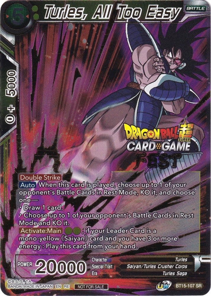 Turles, All Too Easy (Card Game Fest 2022)