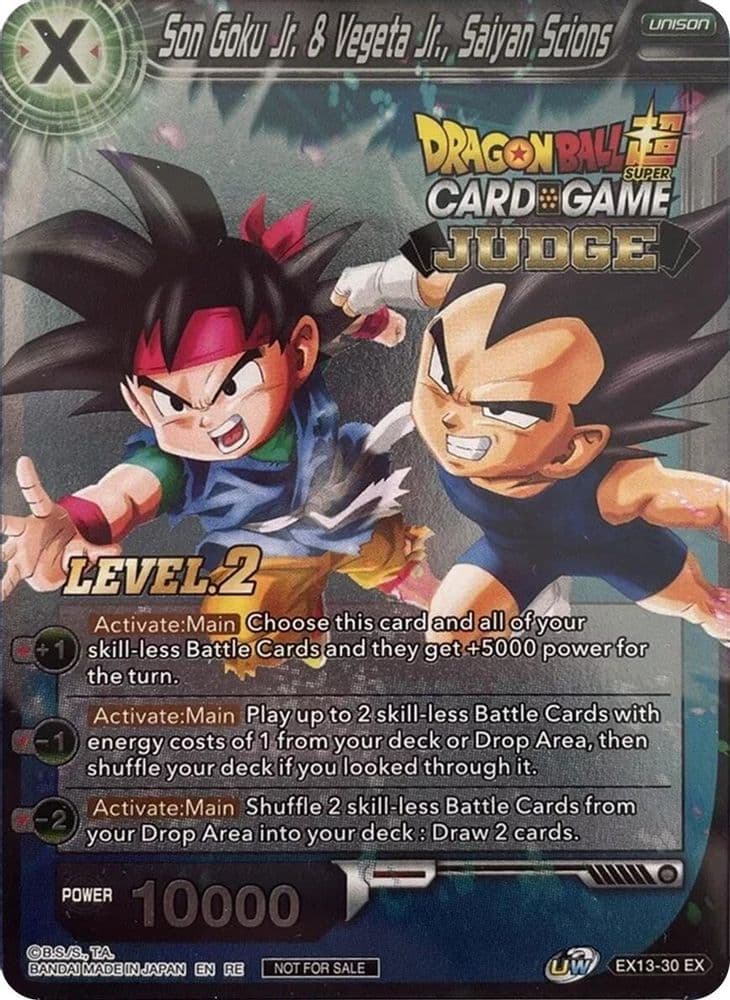 Son Goku Jr. & Vegeta Jr., Saiyan Scions (Level 2 · Judge)