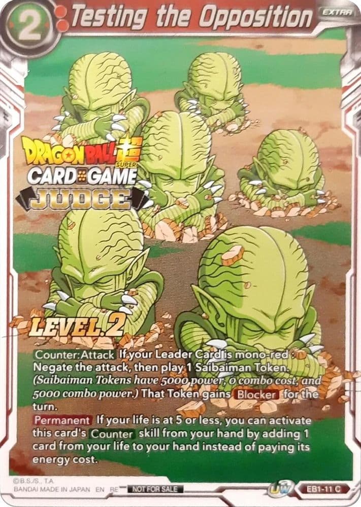 Testing the Opposition (Level 2 · Judge)