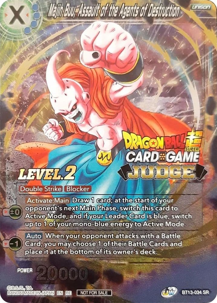 Majin Buu, Assault of the Agents of Destruction (Level 2 · Judge)