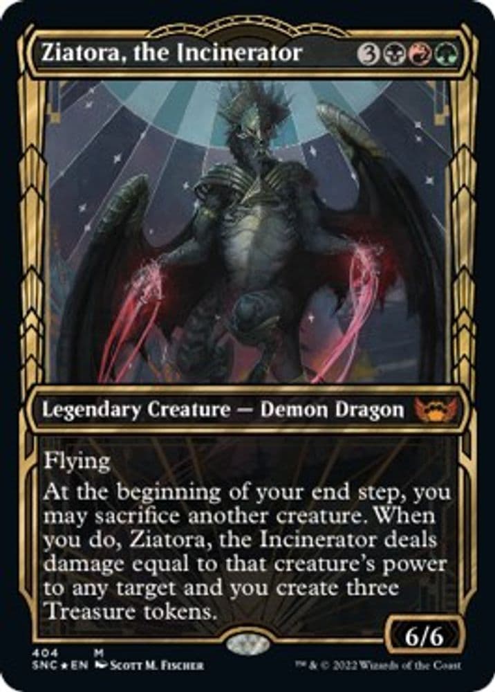 Ziatora, the Incinerator (Gilded Foil)