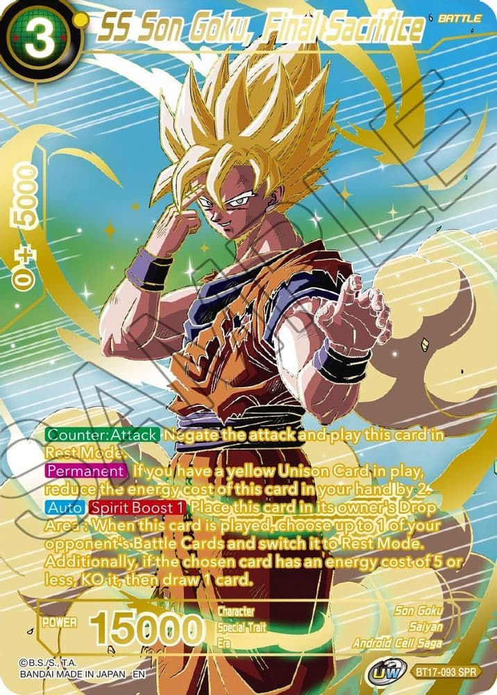 SS Son Goku, Final Sacrifice (SPR)