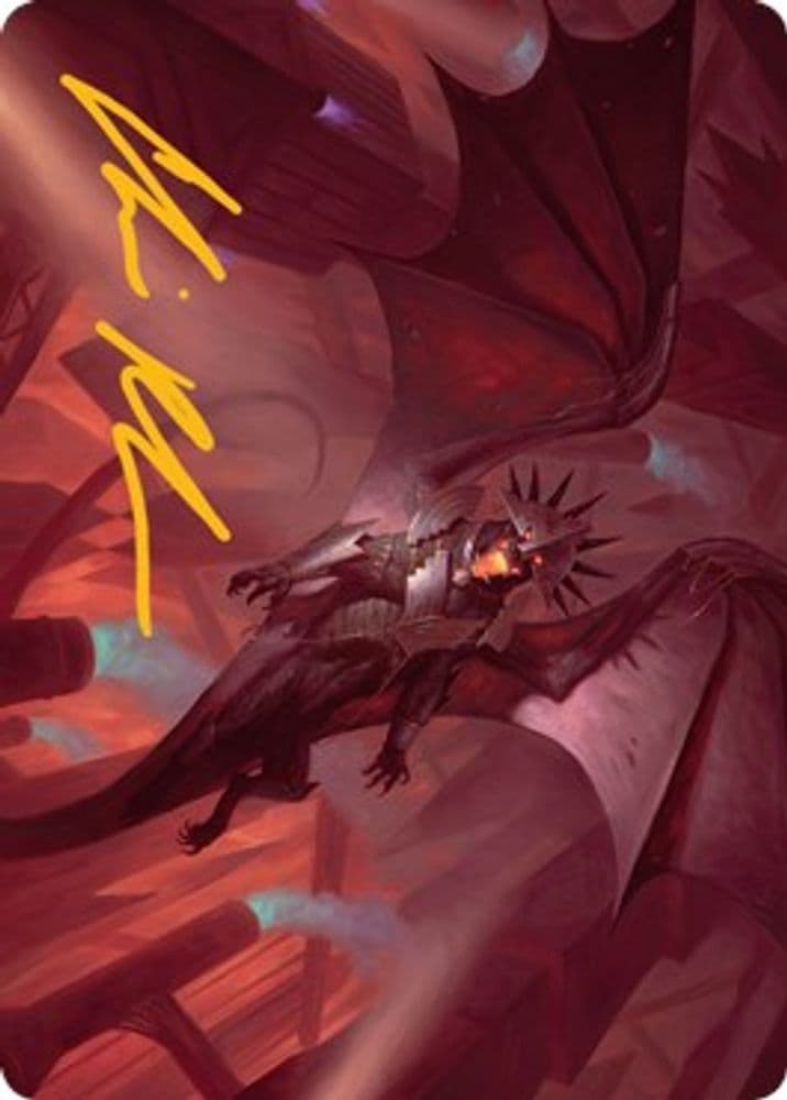 Ziatora, the Incinerator Art Card (Gold-Stamped Signature)