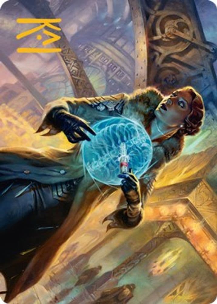 Writ of Return Art Card (Gold-Stamped Signature)