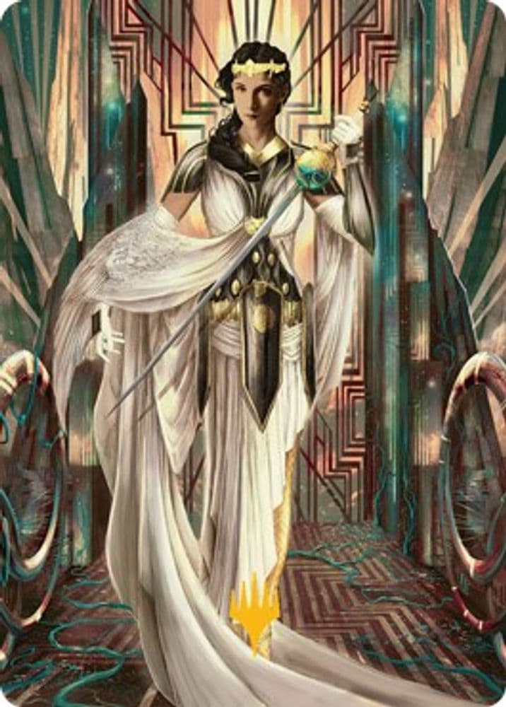 Elspeth Resplendent Art Card (64/81 · Gold-Stamped)