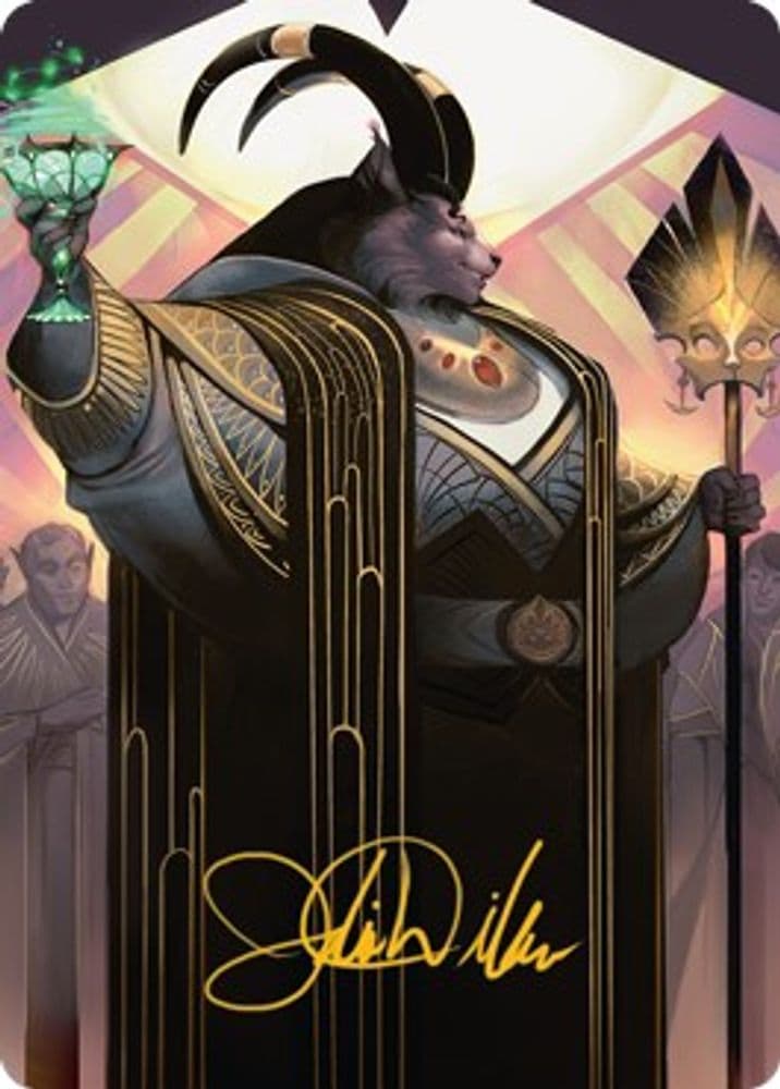 Jetmir, Nexus of Revels Art Card (68/81 · Gold-Stamped Signature)