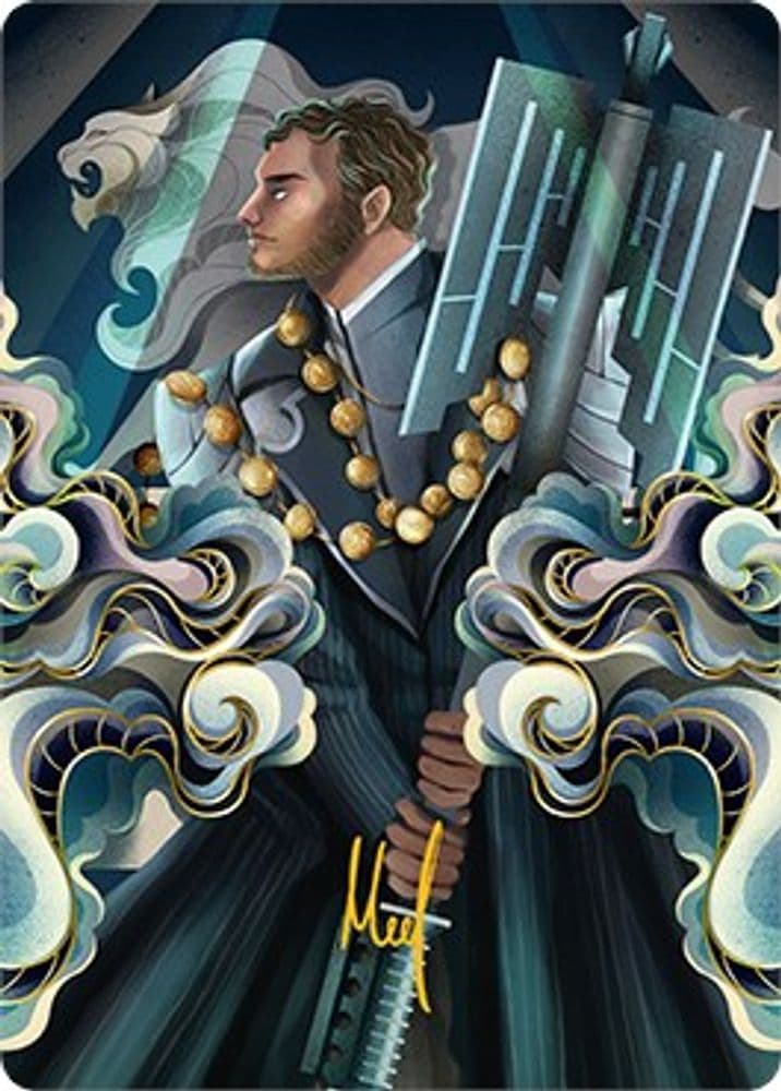 Rafiq of the Many Art Card (Gold-Stamped Signature)