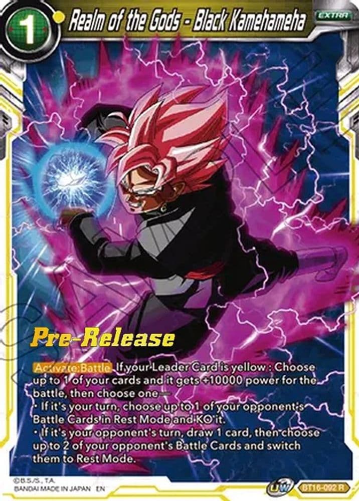 Realm of the Gods - Black Kamehameha (Pre-Release)