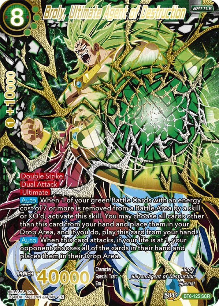 Broly, Ultimate Agent of Destruction (SCR)