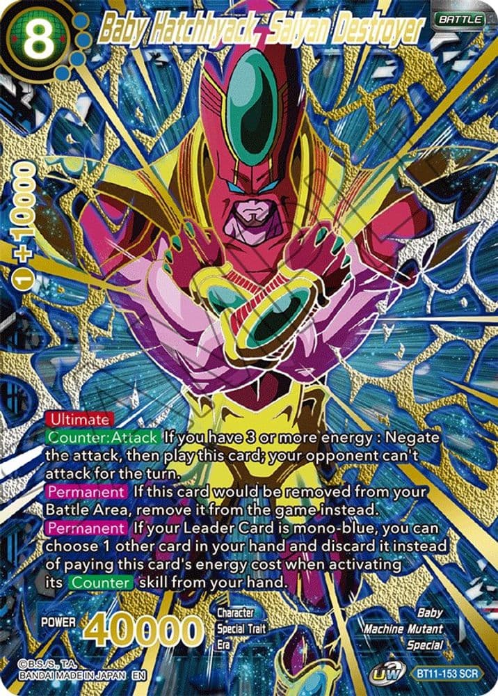 Baby Hatchhyack, Saiyan Destroyer (SCR)