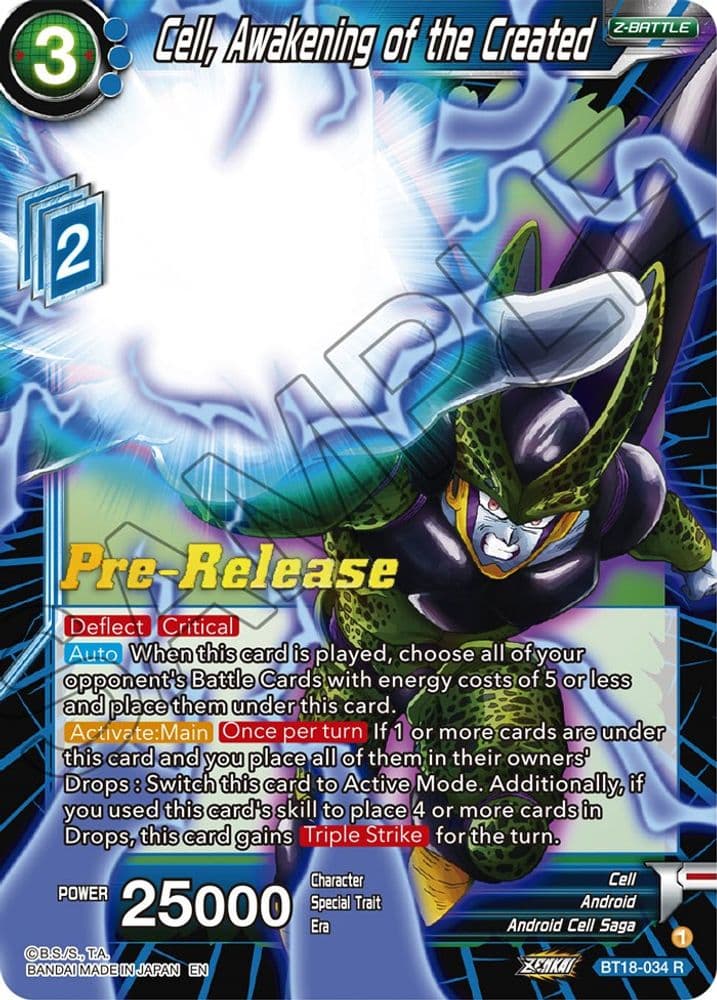 Cell, Awakening of the Created (Pre-Release)