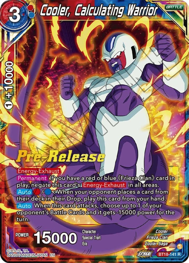 Cooler, Calculating Warrior (Pre-Release)