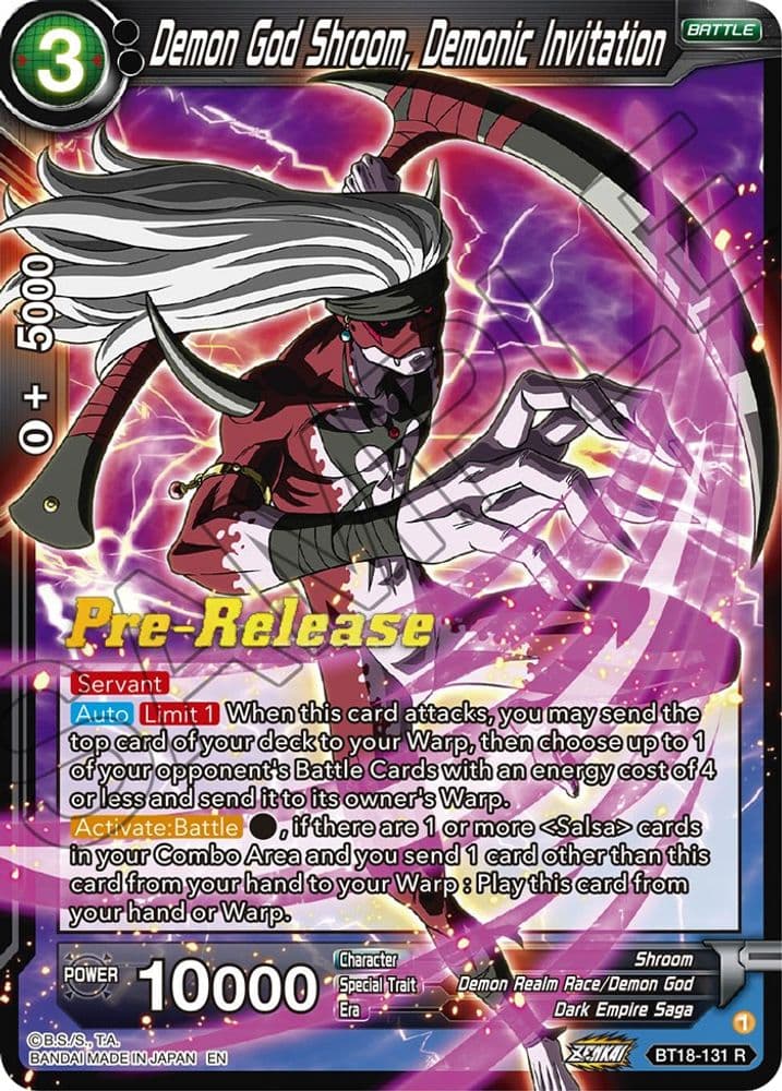 Demon God Shroom, Demonic Invitation (Pre-Release)