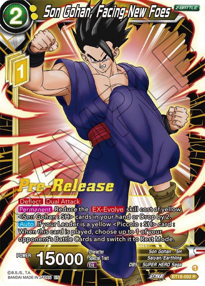 Son Gohan, Facing New Foes (Pre-Release)