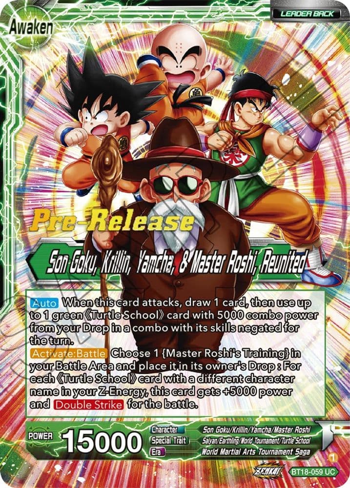 Master Roshi // Son Goku, Krillin, Yamcha, & Master Roshi, Reunited (Pre-Release)