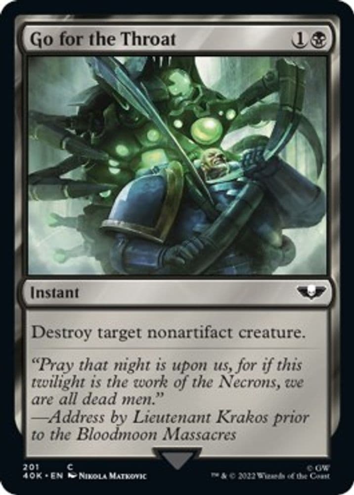 Go for the Throat (Surge Foil)