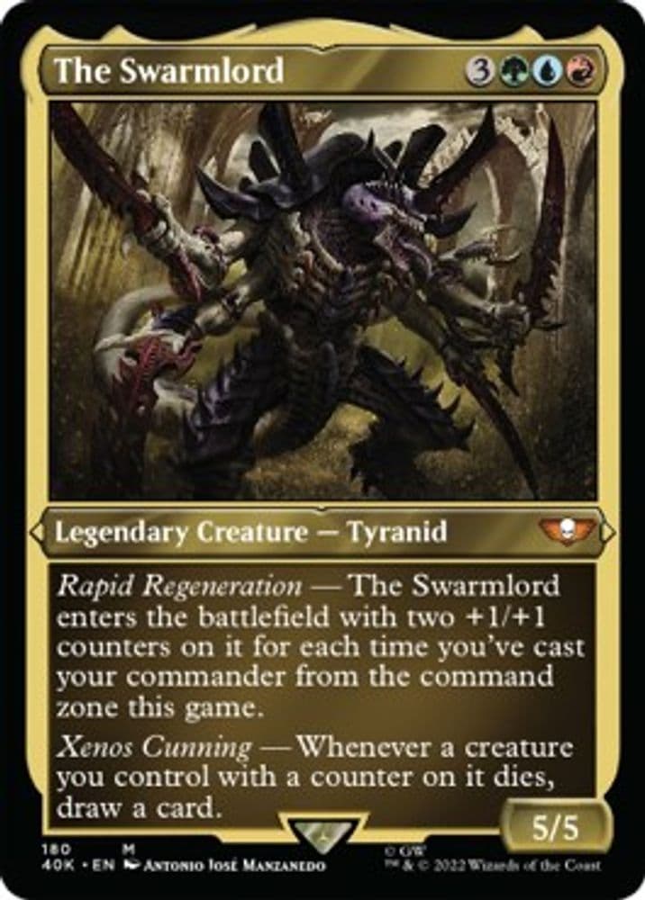 The Swarmlord (Display Commander) (Surge Foil) - Thick Stock