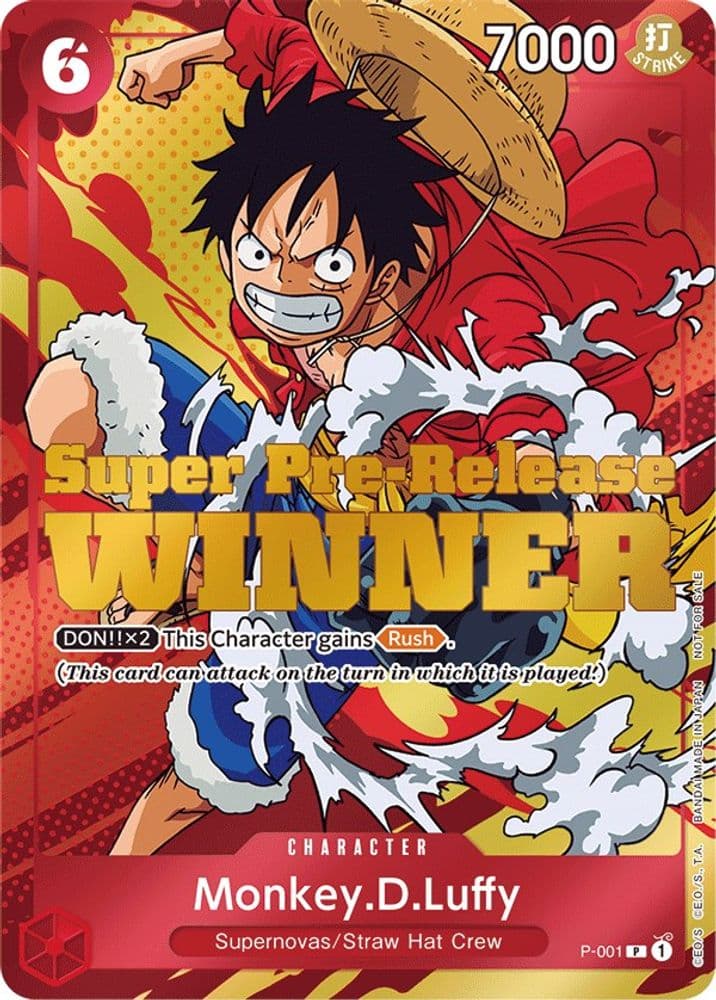 Monkey.D.Luffy (Super Pre-Release · Winner)
