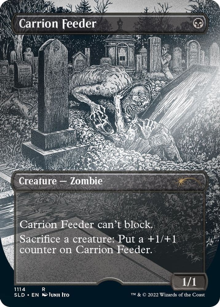 Carrion Feeder (Borderless · Foil Etched)