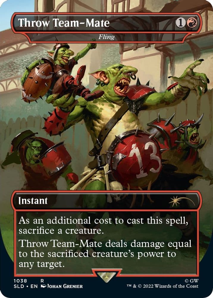Throw Team-Mate - Fling (Borderless)