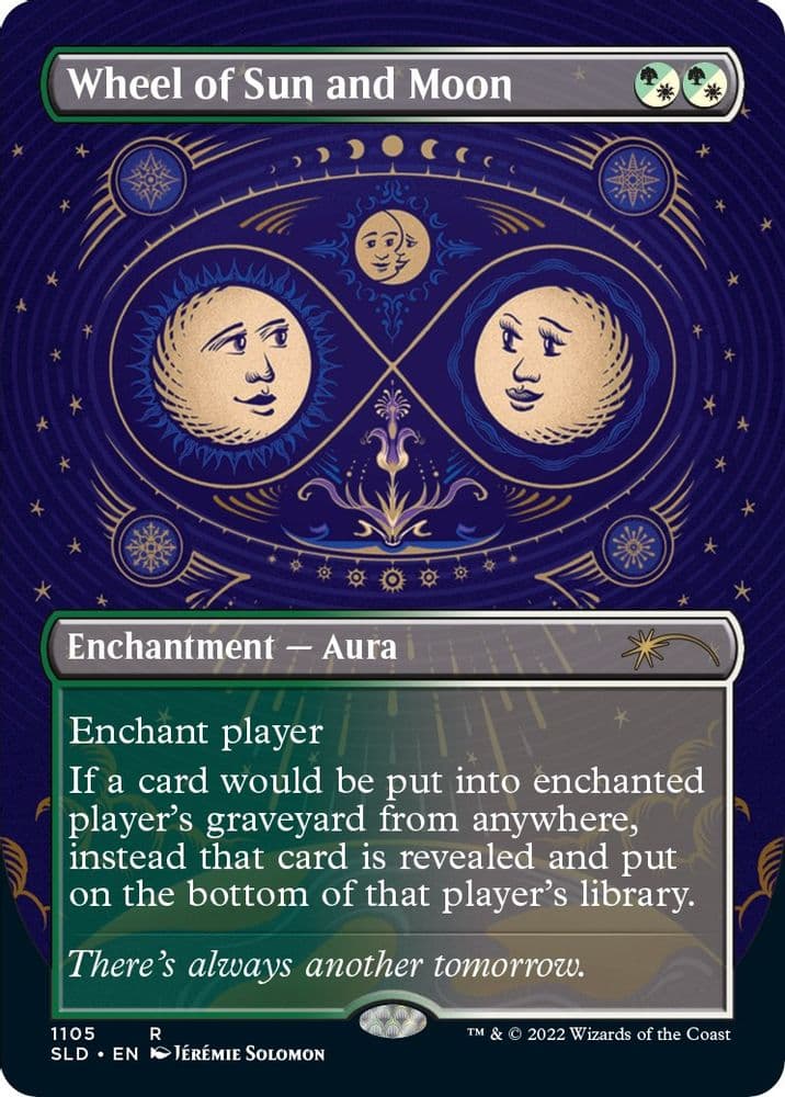 Wheel of Sun and Moon (Borderless)