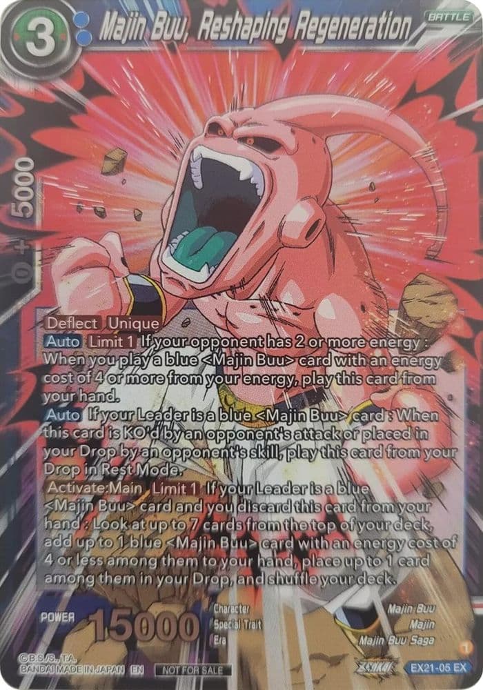 Majin Buu, Reshaping Regeneration (Zenkai Series Pack Vol.1)