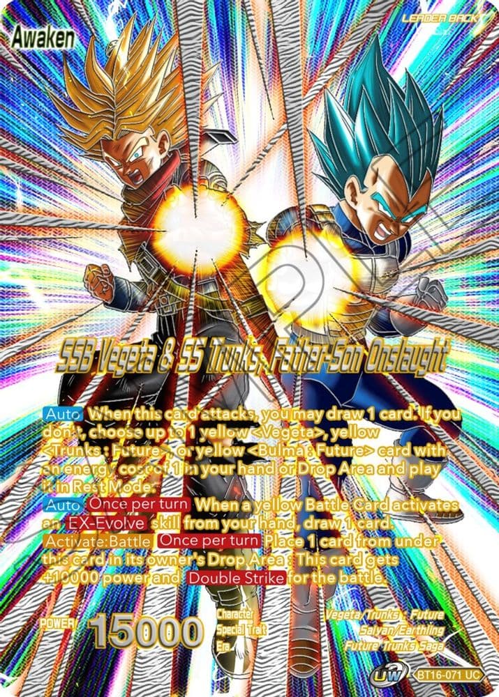 Trunks // SSB Vegeta & SS Trunks, Father-Son Onslaught