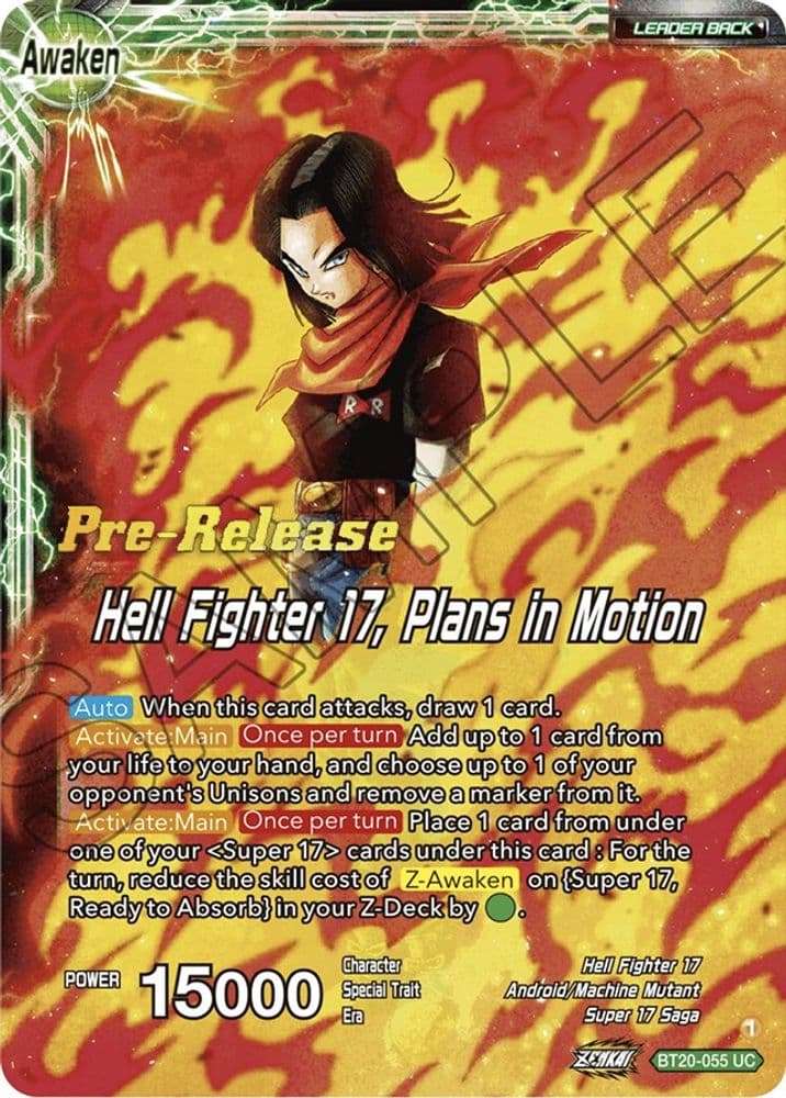 Android 20 & Dr. Myuu // Hell Fighter 17, Plans in Motion (Pre-Release)