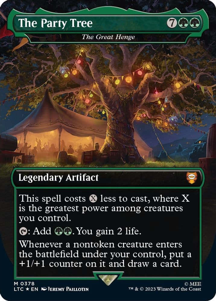 The Party Tree - The Great Henge (Borderless · Surge Foil)