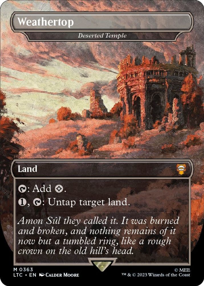 Weathertop - Deserted Temple (Borderless)