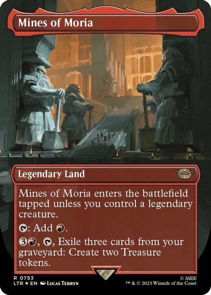 Mines of Moria (Borderless · Surge Foil)