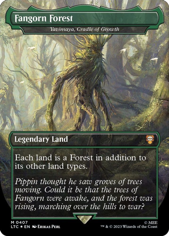 Fangorn Forest - Yavimaya, Cradle of Growth (Borderless · Surge Foil)