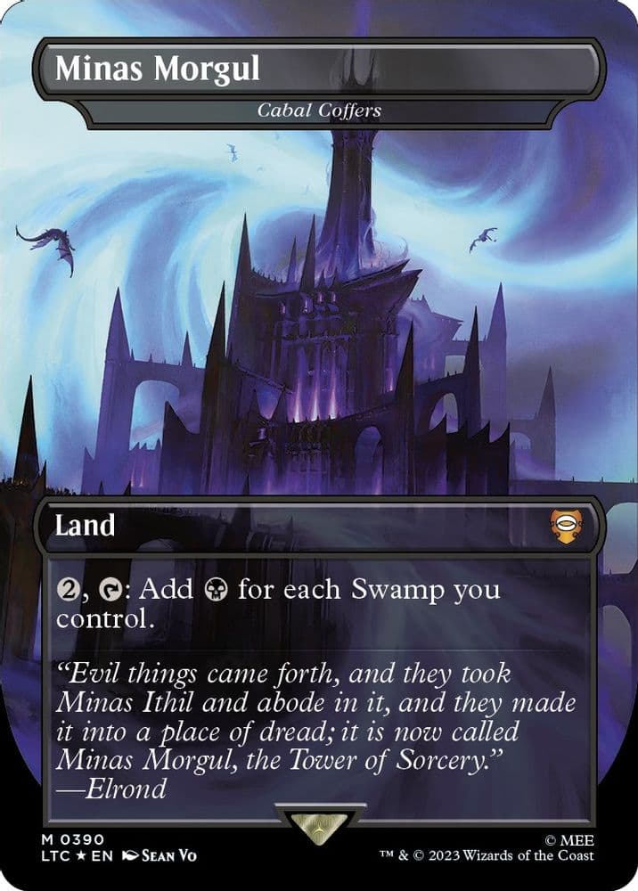 Minas Morgul - Cabal Coffers (Borderless · Surge Foil)