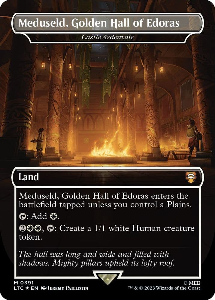 Meduseld, Golden Hall of Edoras - Castle Ardenvale (Borderless · Surge Foil)